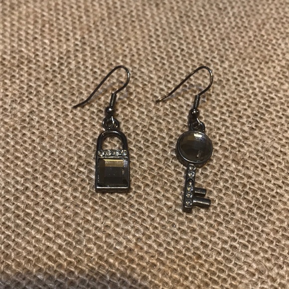 3/$10 Lock and key earrings - Picture 3 of 3